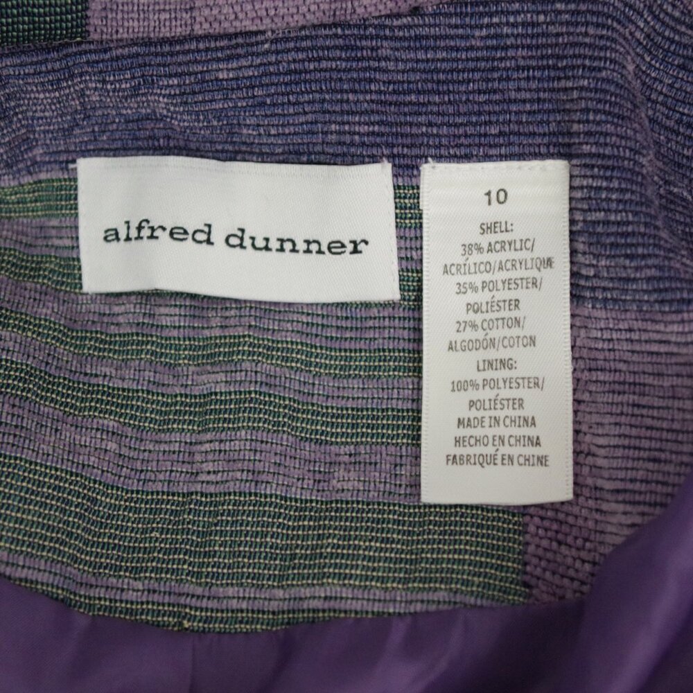 Tapestry Patchwork Style Zip Up Jacket Size 10 - image 2